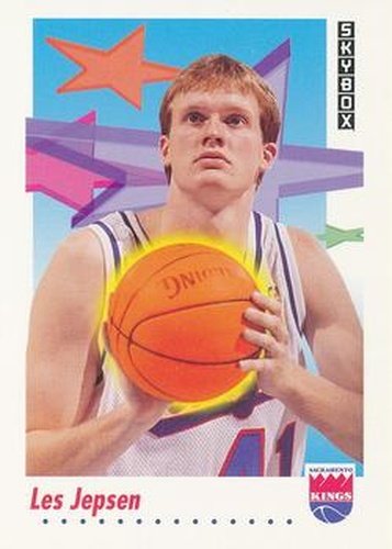 #643 Les Jepsen - Sacramento Kings - 1991-92 SkyBox Basketball