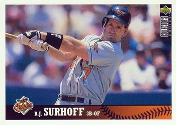 #43 B.J. Surhoff - Baltimore Orioles - 1997 Collector's Choice Baseball