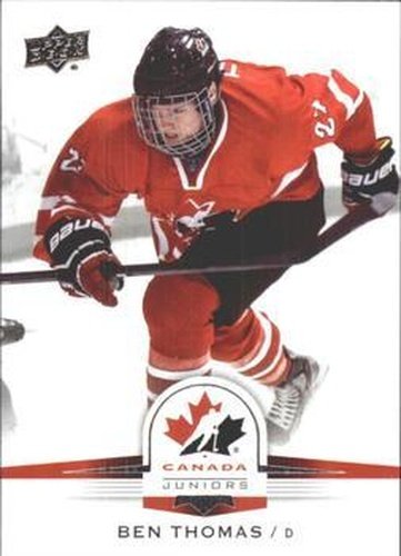 #43 Ben Thomas - Canada - 2014-15 Upper Deck Team Canada Juniors Hockey