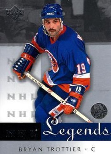 #43 Bryan Trottier - New York Islanders - 2001-02 Upper Deck Legends Hockey