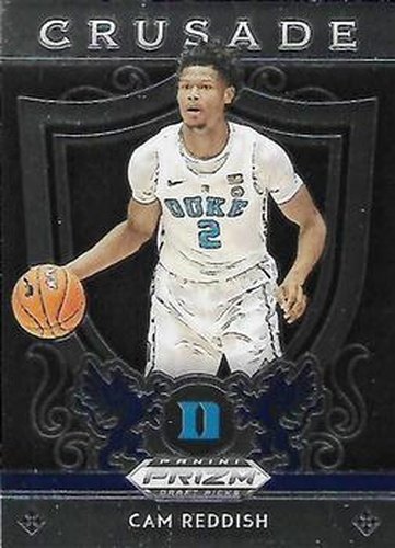 #43 Cam Reddish - Duke Blue Devils - 2019 Panini Prizm Draft Picks Basketball