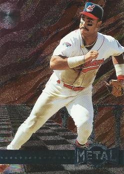 #43 Carlos Baerga - Cleveland Indians - 1996 Metal Universe Baseball