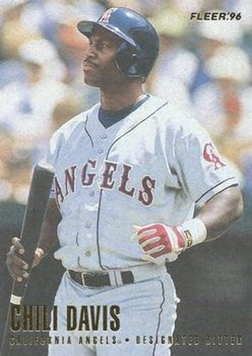 #43 Chili Davis - California Angels - 1996 Fleer Baseball