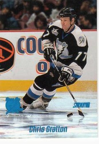 #43 Chris Gratton - Tampa Bay Lightning - 1999-00 Stadium Club Hockey