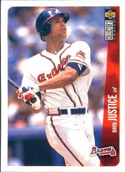 #43 David Justice - Atlanta Braves - 1996 Collector's Choice Baseball