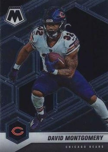 #43 David Montgomery - Chicago Bears - 2021 Panini Mosaic Football