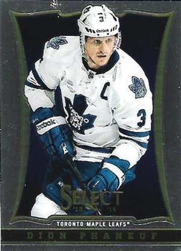 #43 Dion Phaneuf - Toronto Maple Leafs - 2013-14 Panini Select Hockey
