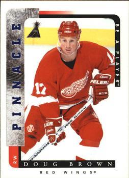 #43 Doug Brown - Detroit Red Wings - 1996-97 Pinnacle Be a Player Hockey