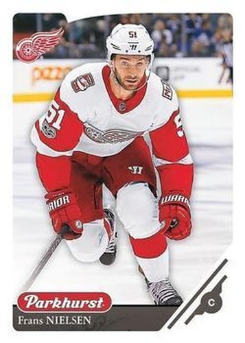 #43 Frans Nielsen - Detroit Red Wings - 2018-19 Parkhurst Hockey