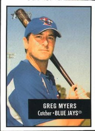 #43 Greg Myers - Toronto Blue Jays - 2003 Bowman Heritage Baseball