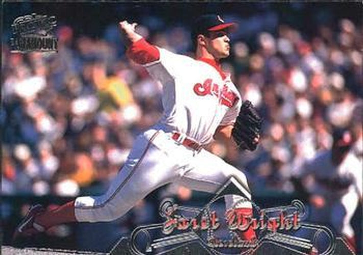 #43 Jaret Wright - Cleveland Indians - 1998 Pacific Paramount Baseball