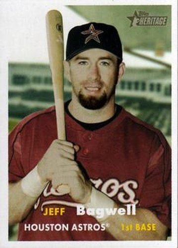 #43 Jeff Bagwell - Houston Astros - 2006 Topps Heritage Baseball