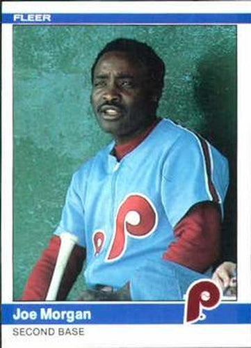 #43 Joe Morgan - Philadelphia Phillies - 1984 Fleer Baseball
