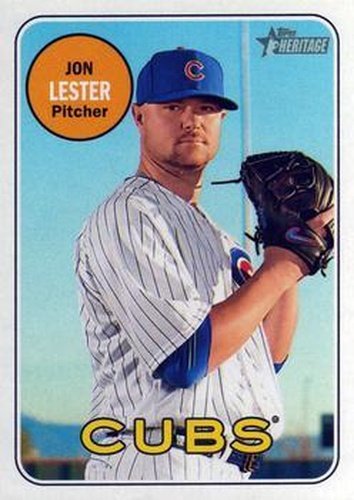 #43 Jon Lester - Chicago Cubs - 2018 Topps Heritage Baseball