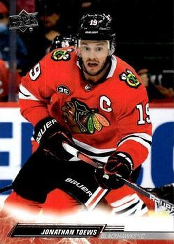 #43 Jonathan Toews - Chicago Blackhawks - 2022-23 Upper Deck Hockey