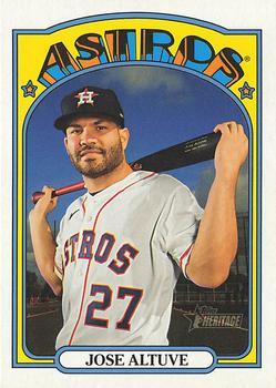#43 Jose Altuve - Houston Astros - 2021 Topps Heritage Baseball