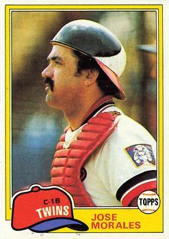 #43 Jose Morales - Minnesota Twins - 1981 Topps Baseball