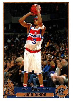 #43 Juan Dixon - Washington Wizards - 2003-04 Topps Basketball