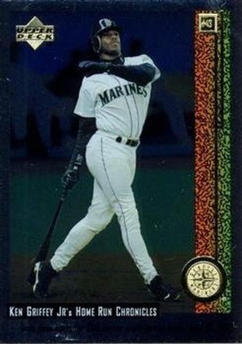 #43 Ken Griffey Jr. - Seattle Mariners - 1998 Upper Deck - Ken Griffey Jr.'s Home Run Chronicles Baseball