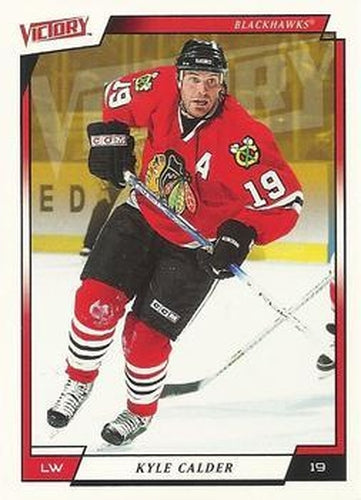 #43 Kyle Calder - Chicago Blackhawks - 2006-07 Upper Deck Victory Hockey
