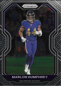 #43 Marlon Humphrey - Baltimore Ravens - 2020 Panini Prizm Football