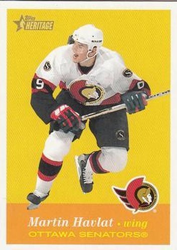 #43 Martin Havlat - Ottawa Senators - 2001-02 Topps Heritage Hockey