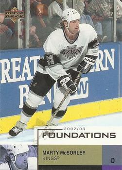#43 Marty McSorley - Los Angeles Kings - 2002-03 Upper Deck Foundations Hockey