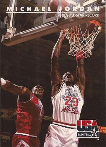 #43 Michael Jordan - USA - 1992 SkyBox USA Basketball
