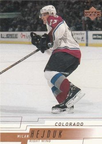 #43 Milan Hejduk - Colorado Avalanche - 2000-01 Upper Deck Hockey
