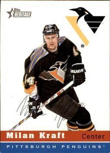 #43 Milan Kraft - Pittsburgh Penguins - 2000-01 Topps Heritage Hockey