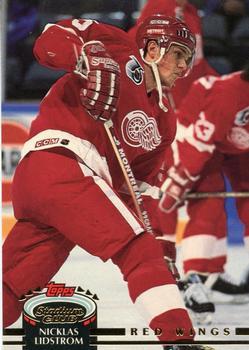#43 Nicklas Lidstrom - Detroit Red Wings - 1992-93 Stadium Club Hockey