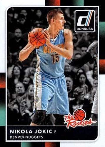 #43 Nikola Jokic - Denver Nuggets - 2015-16 Donruss - The Rookies Basketball