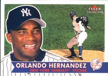 #43 Orlando Hernandez - New York Yankees - 2001 Fleer Tradition Baseball