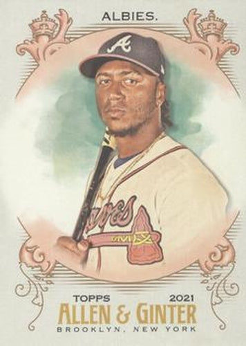#43 Ozzie Albies - Atlanta Braves - 2021 Topps Allen & Ginter Baseball
