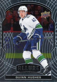 #43 Quinn Hughes - Vancouver Canucks - 2020-21 Upper Deck Allure Hockey