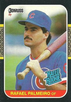 #43 Rafael Palmeiro - Chicago Cubs - 1987 Donruss Baseball