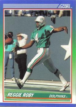 #43 Reggie Roby - Miami Dolphins - 1990 Score Football