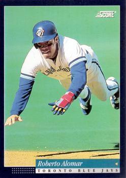 #43 Roberto Alomar - Toronto Blue Jays -1994 Score Baseball
