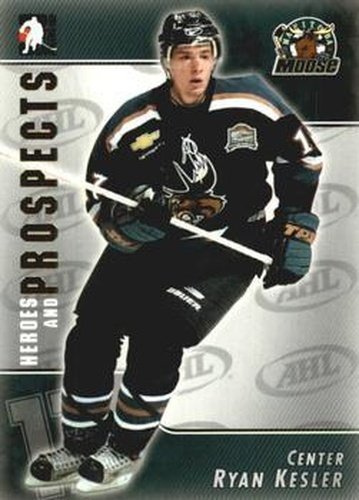 #43 Ryan Kesler - Manitoba Moose - 2004-05 In The Game Heroes and Prospects Hockey