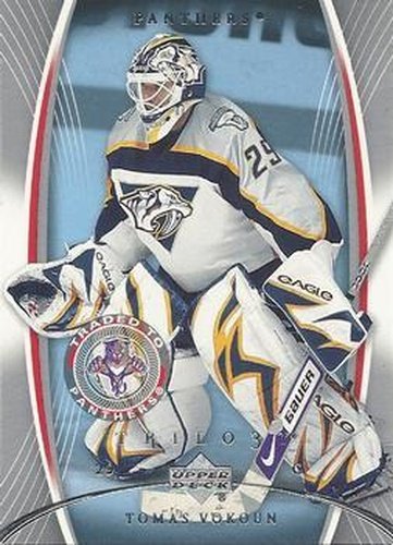 #43 Tomas Vokoun - Florida Panthers - 2007-08 Upper Deck Trilogy Hockey
