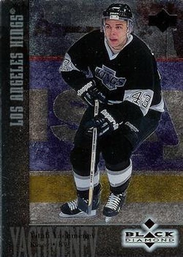 #43 Vitali Yachmenev - Los Angeles Kings - 1996-97 Upper Deck Black Diamond Hockey