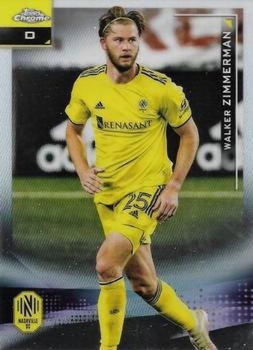 #43 Walker Zimmerman - Nashville SC - 2021 Topps Chrome MLS Soccer