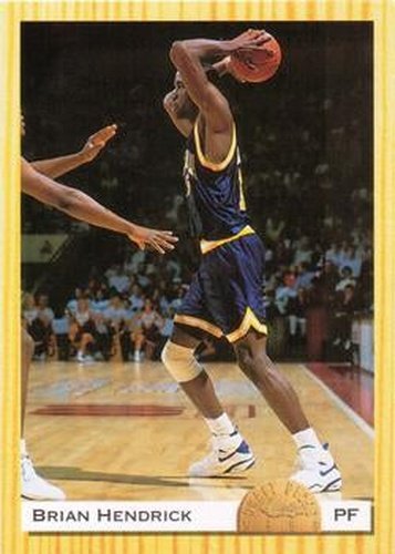 #43 Brian Hendrick - California Golden Bears - 1993 Classic Draft Picks Basketball