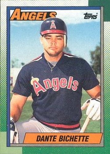 #43 Dante Bichette - California Angels - 1990 O-Pee-Chee Baseball