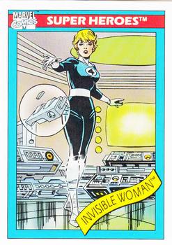 #43 Invisible Woman - 1990 Impel Marvel Universe