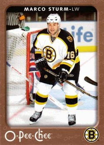 #43 Marco Sturm - Boston Bruins - 2006-07 O-Pee-Chee Hockey