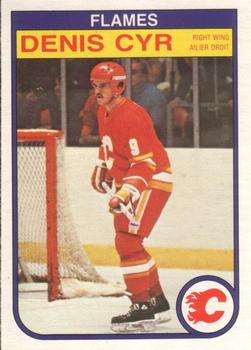 #43 Denis Cyr - Calgary Flames - 1982-83 O-Pee-Chee Hockey