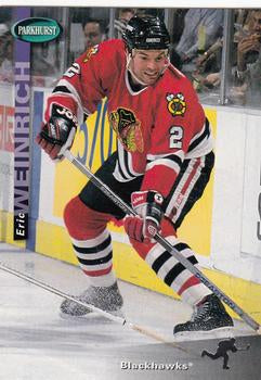 #43 Eric Weinrich - Chicago Blackhawks - 1994-95 Parkhurst Hockey
