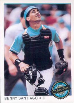 #43 Benny Santiago - Florida Marlins - 1993 O-Pee-Chee Premier Baseball