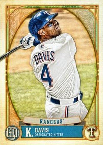 #43 Khris Davis - Texas Rangers - 2021 Topps Gypsy Queen Baseball